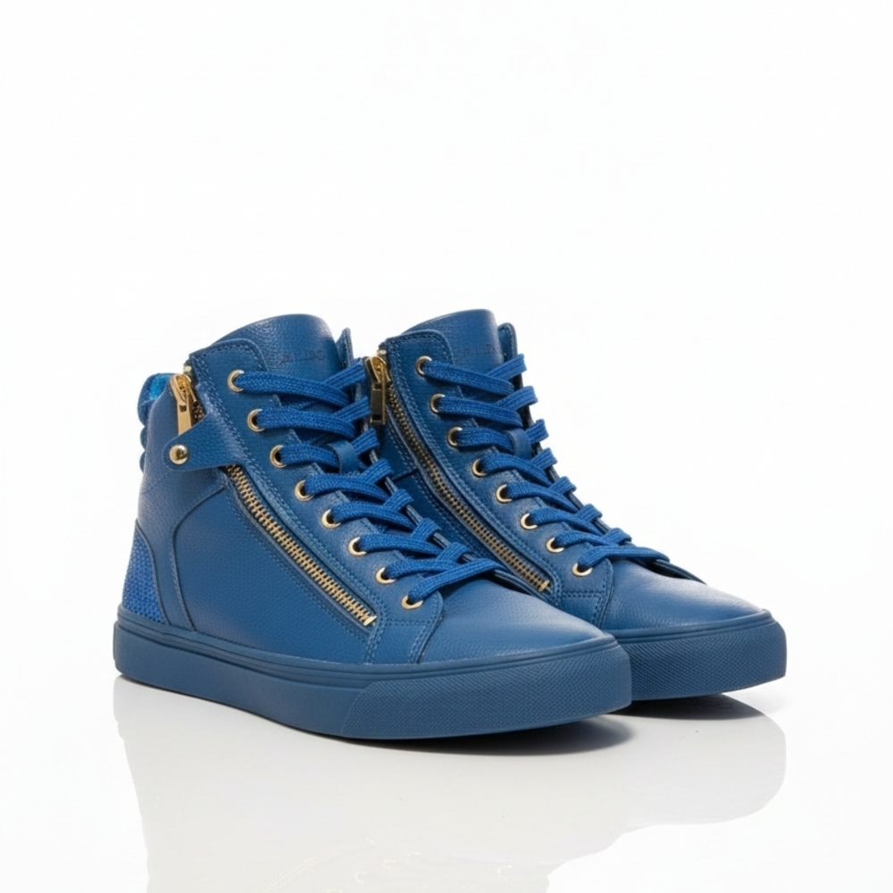 Aldo Blue High-Top Sneakers
